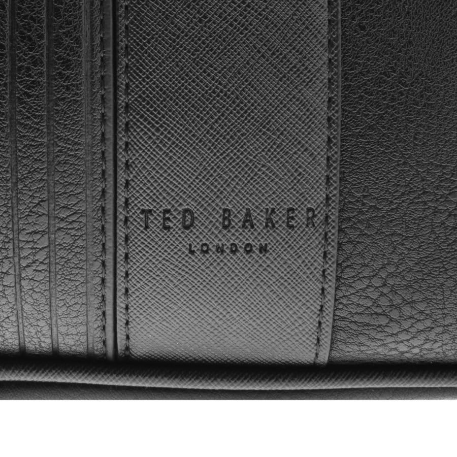 Image number 3 for Ted Baker Nevver Striped Document Bag Black