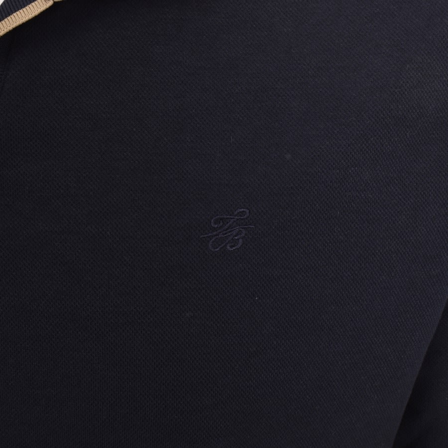 Ted Baker Maste Long Sleeve Polo Shirt Navy | Mainline Menswear