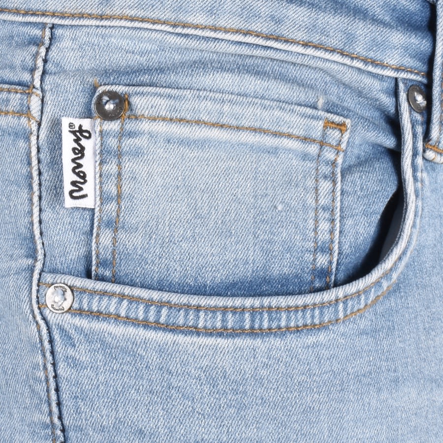 Image number 4 for Money Ape Embossed Slim Fit Jeans Blue