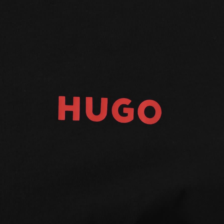 Image number 3 for HUGO Lounge Linked Zip Sweatshirt Black