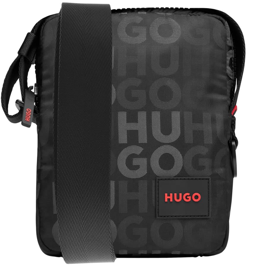 Image number 1 for HUGO Ethon 2 Zip Bag Black