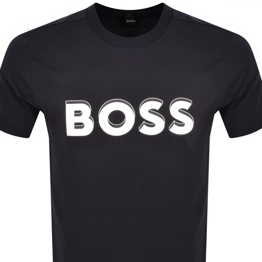 Image number 2 for BOSS Teeos 1 T Shirt Navy