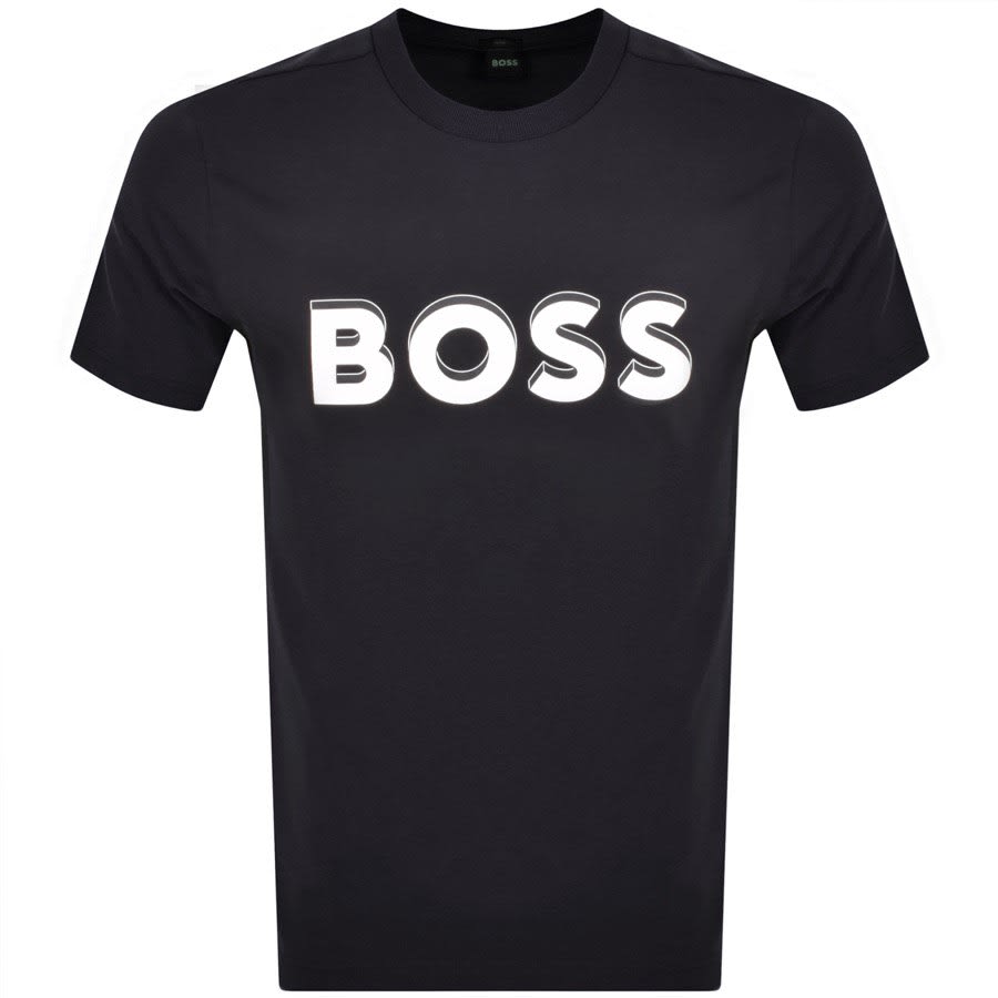 Image number 1 for BOSS Teeos 1 T Shirt Navy