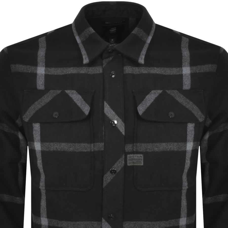 Image number 2 for G Star Raw CPO Overshirt Black