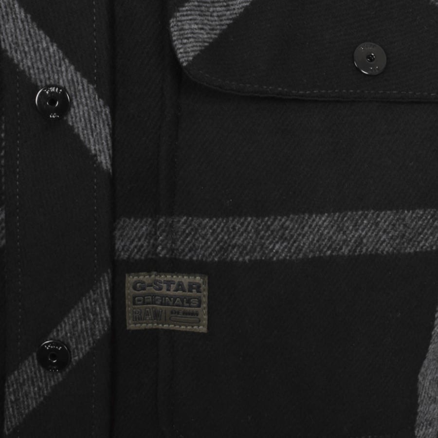 Image number 3 for G Star Raw CPO Overshirt Black