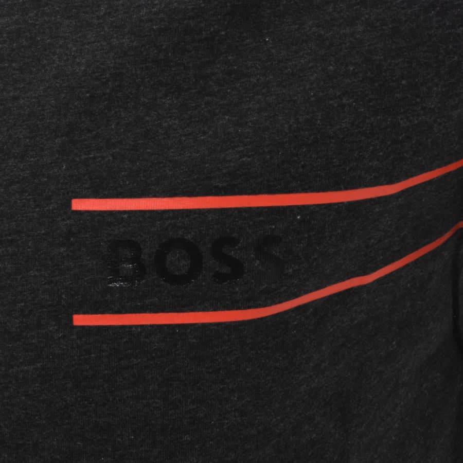 Image number 3 for BOSS Lounge Logo T Shirt Grey