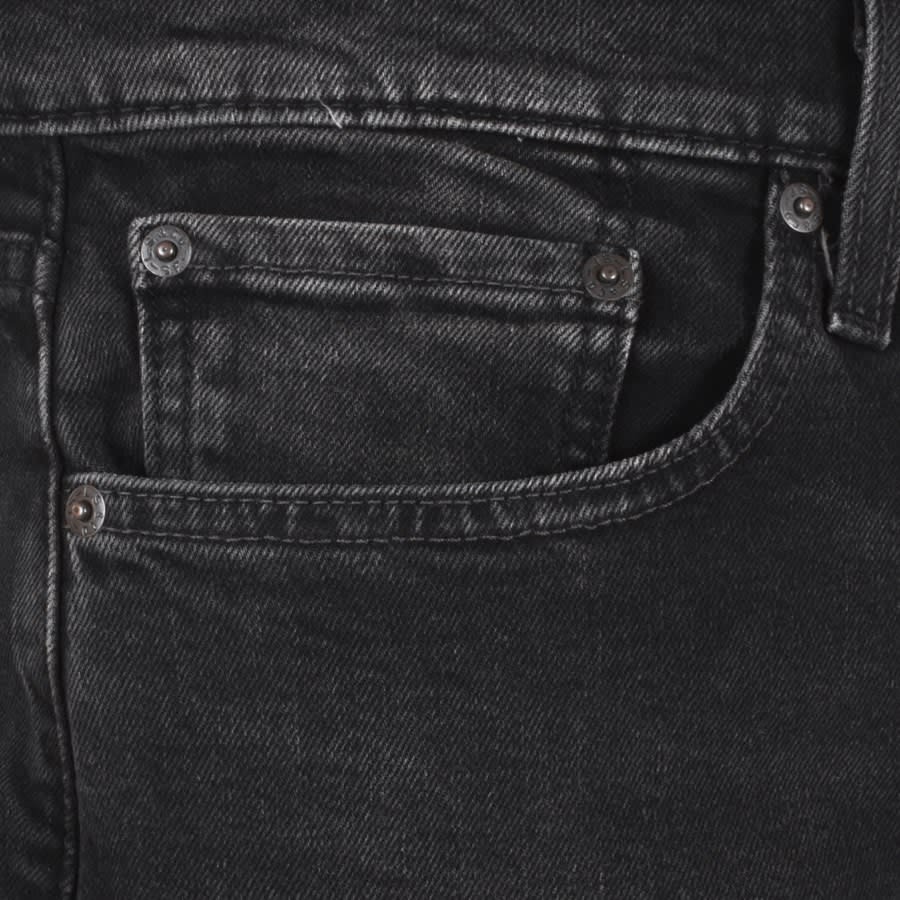 Image number 4 for Levis 502 Tapered Jeans Black