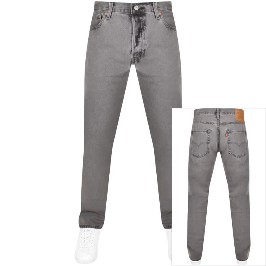 Image number 1 for Levis 501 Original Fit Jeans Grey