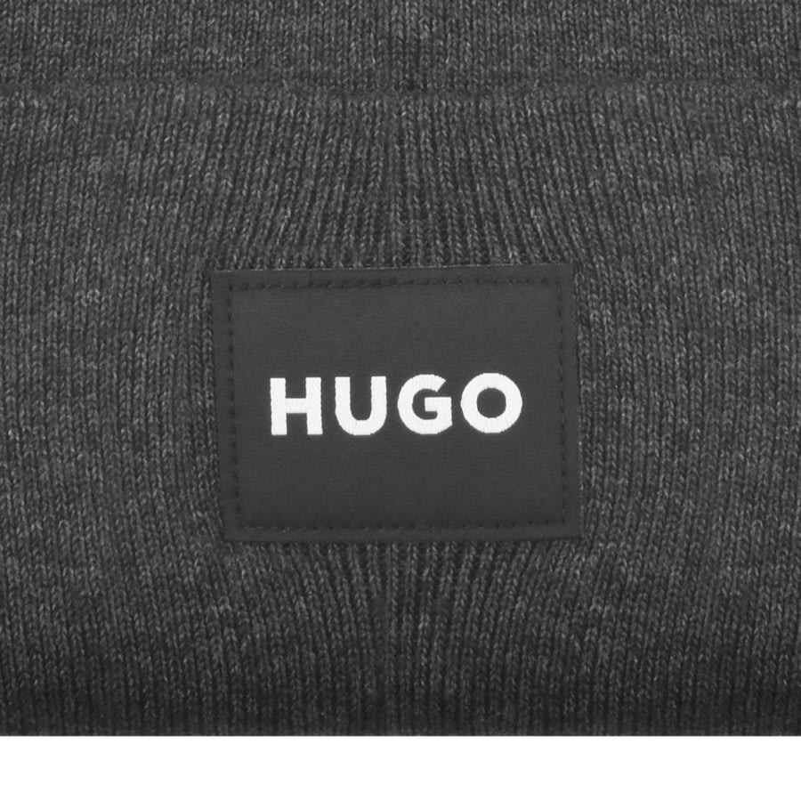 Image number 3 for HUGO Xevon Beanie Grey