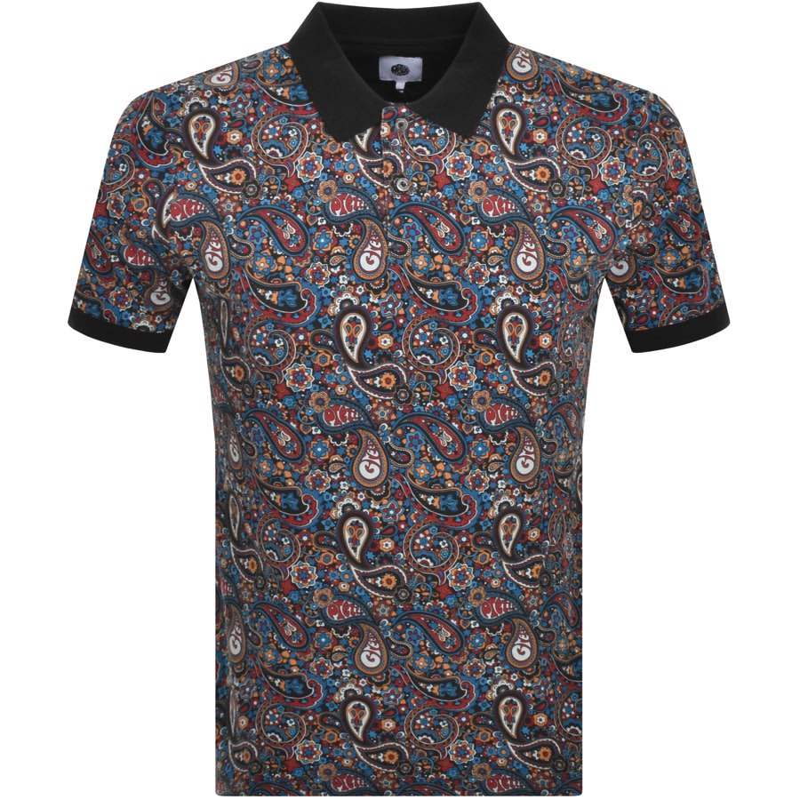 Image number 1 for Pretty Green Wonderwall Polo T Shirt Black
