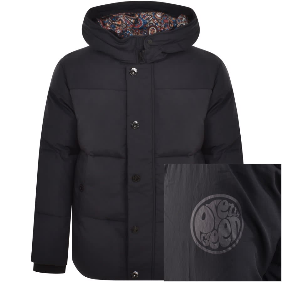 Image number 1 for Pretty Green Summit Puffer Jacket Black