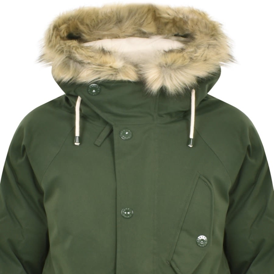Image number 2 for Pretty Green Field Puffer Jacket Green
