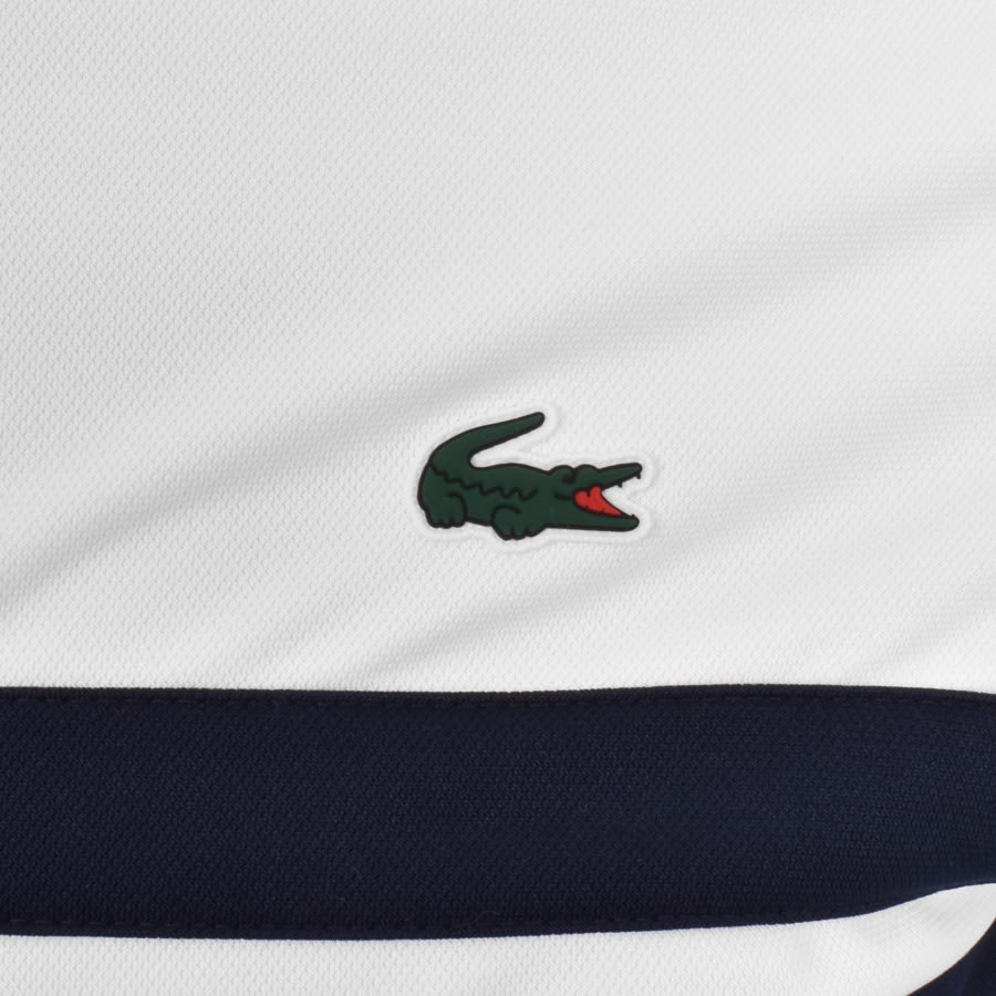 Image number 3 for Lacoste Crew Neck Sweatshirt White