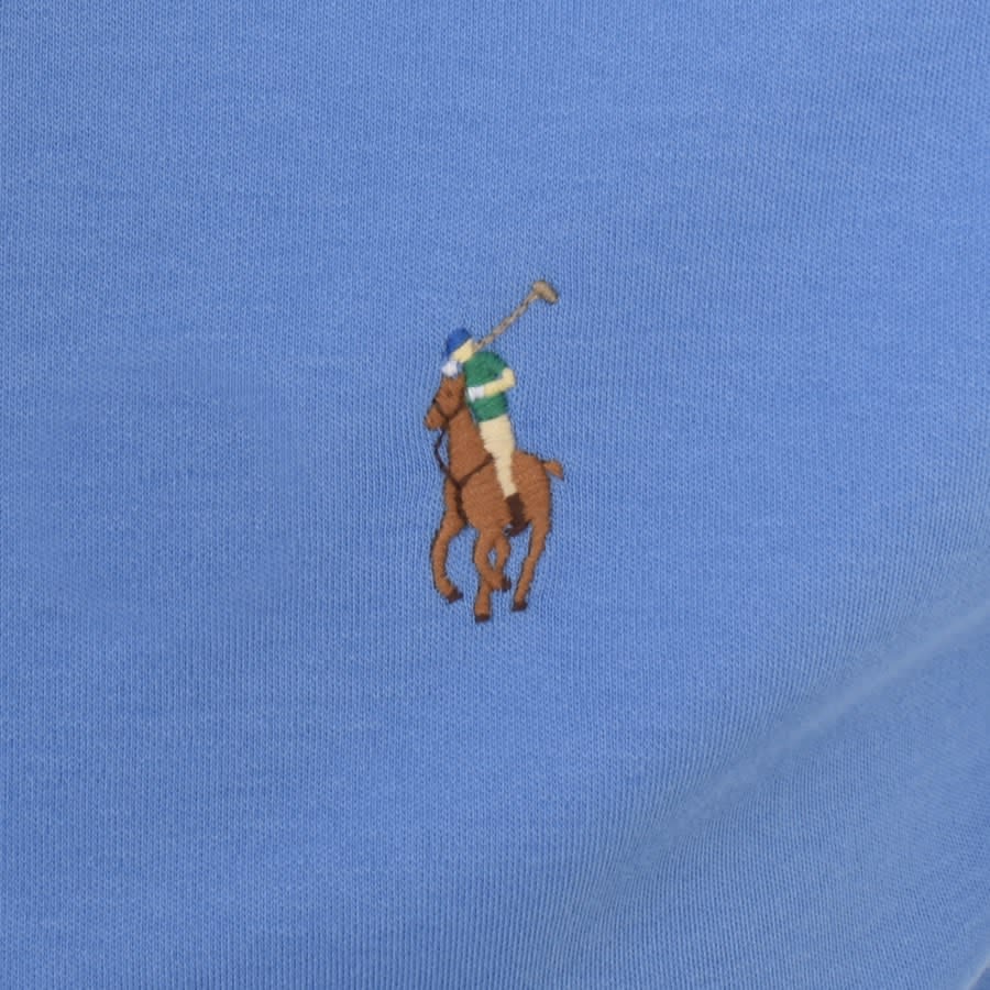 Image number 3 for Ralph Lauren Custom Slim Fit Polo T Shirt Blue