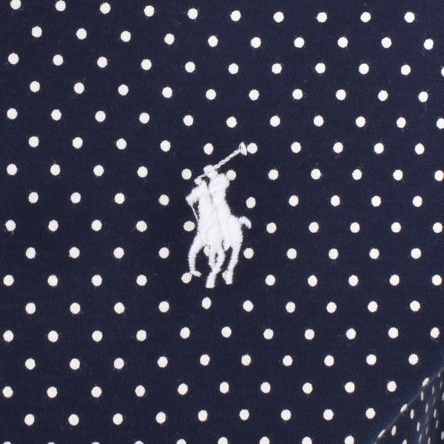 Image number 3 for Ralph Lauren Custom Slim Fit Polo T Shirt Navy