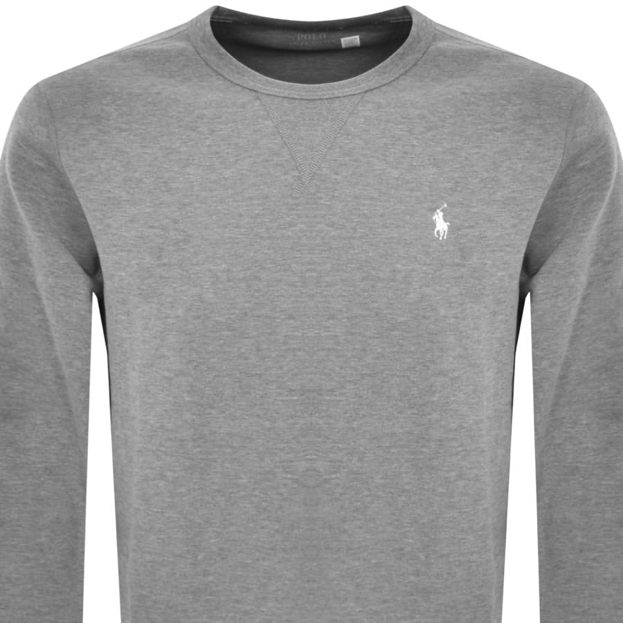 Image number 2 for Ralph Lauren Crew Neck Sweatshirt Grey