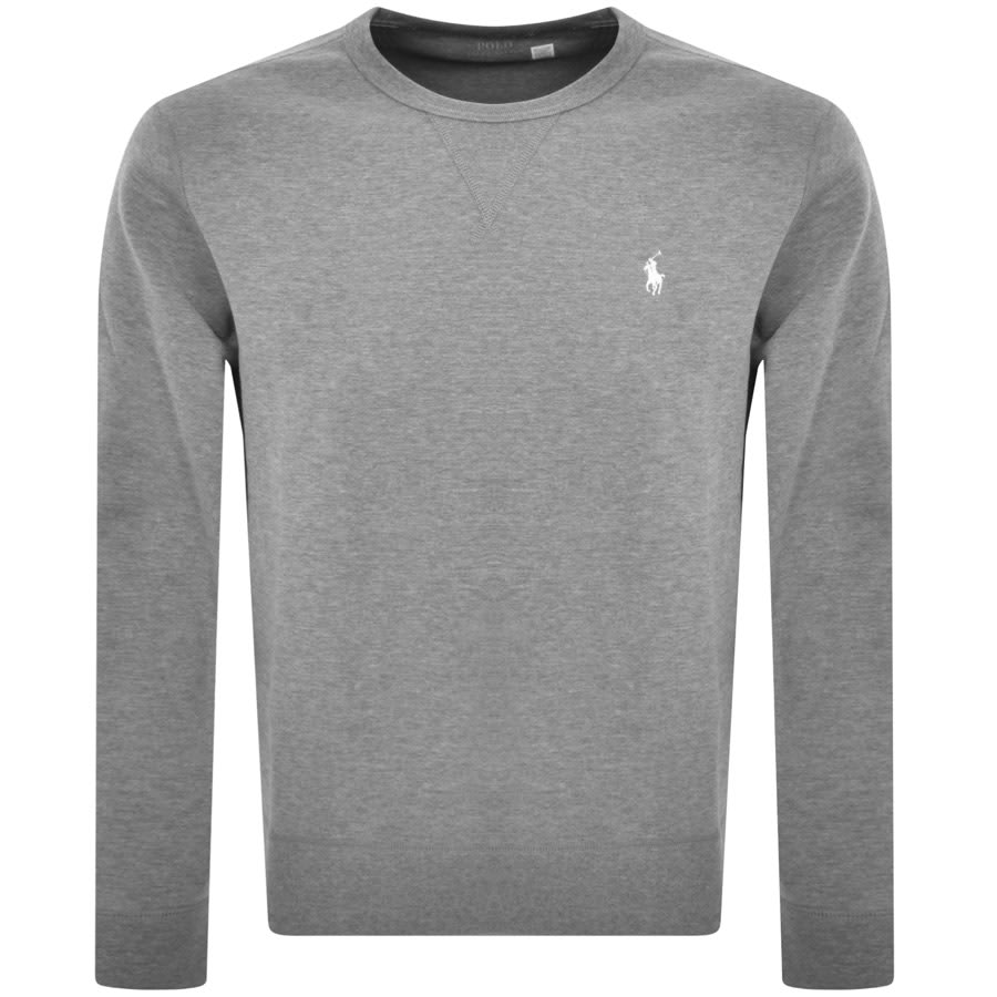 Image number 1 for Ralph Lauren Crew Neck Sweatshirt Grey