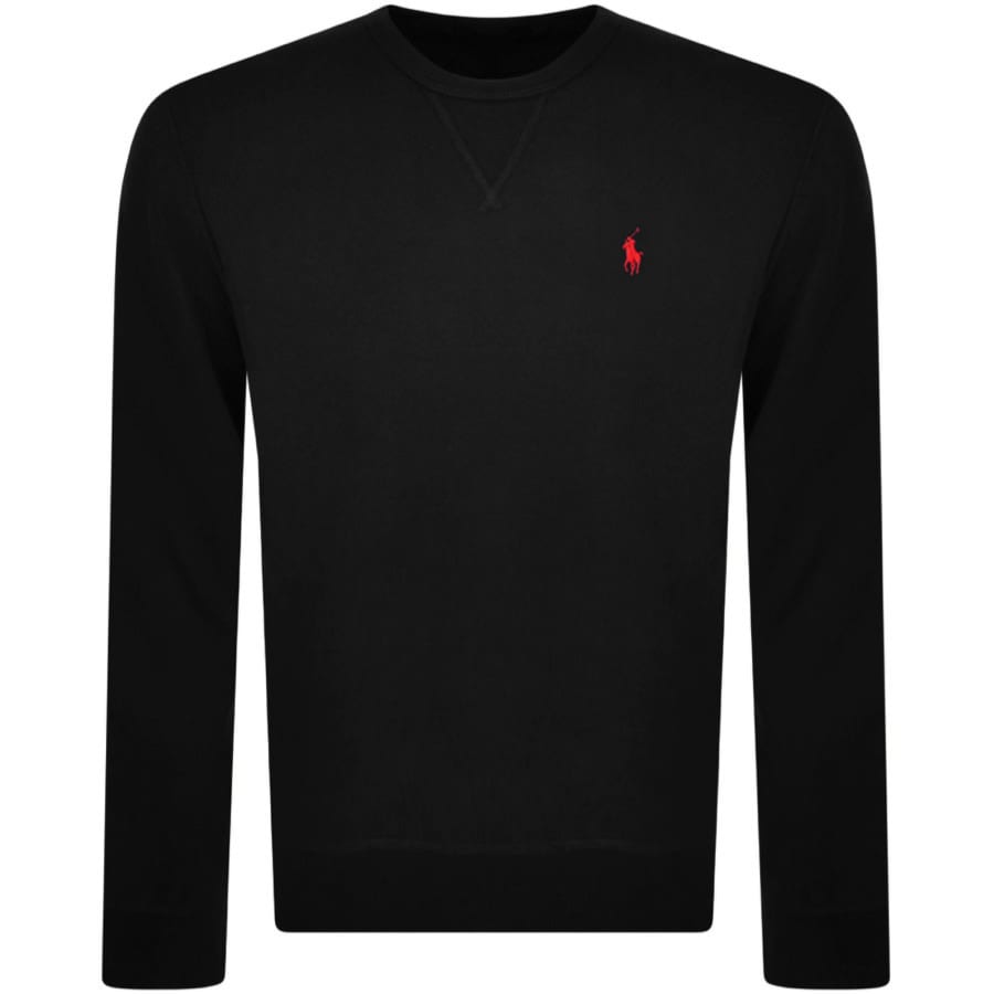 Ralph Lauren Crew Neck Sweatshirt Black | Mainline Menswear