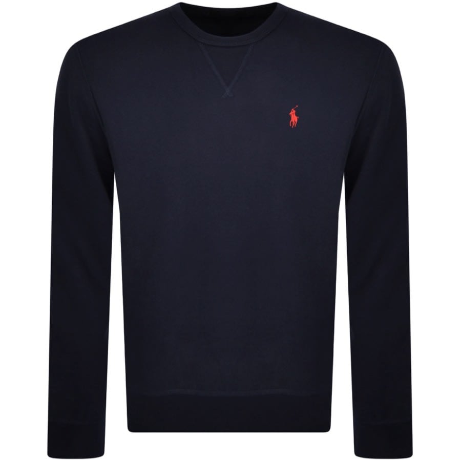 Ralph Lauren Crew Neck Sweatshirt Navy | Mainline Menswear