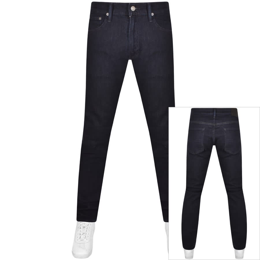 Image number 1 for Ralph Lauren Miller Dark Wash Jeans Navy