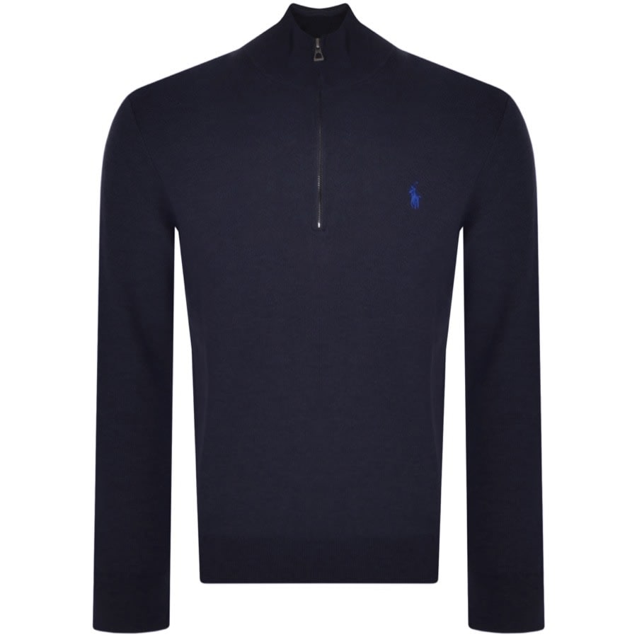 Ralph lauren half zip knit jumper best sale