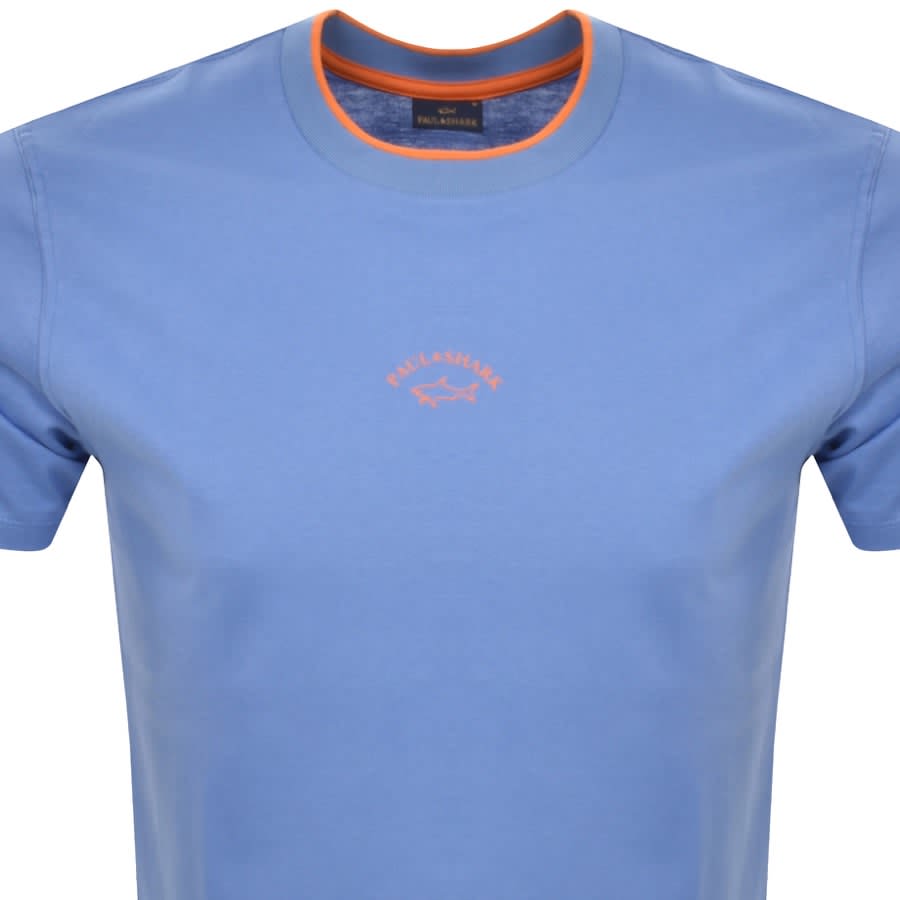 Image number 2 for Paul And Shark Logo T Shirt Blue