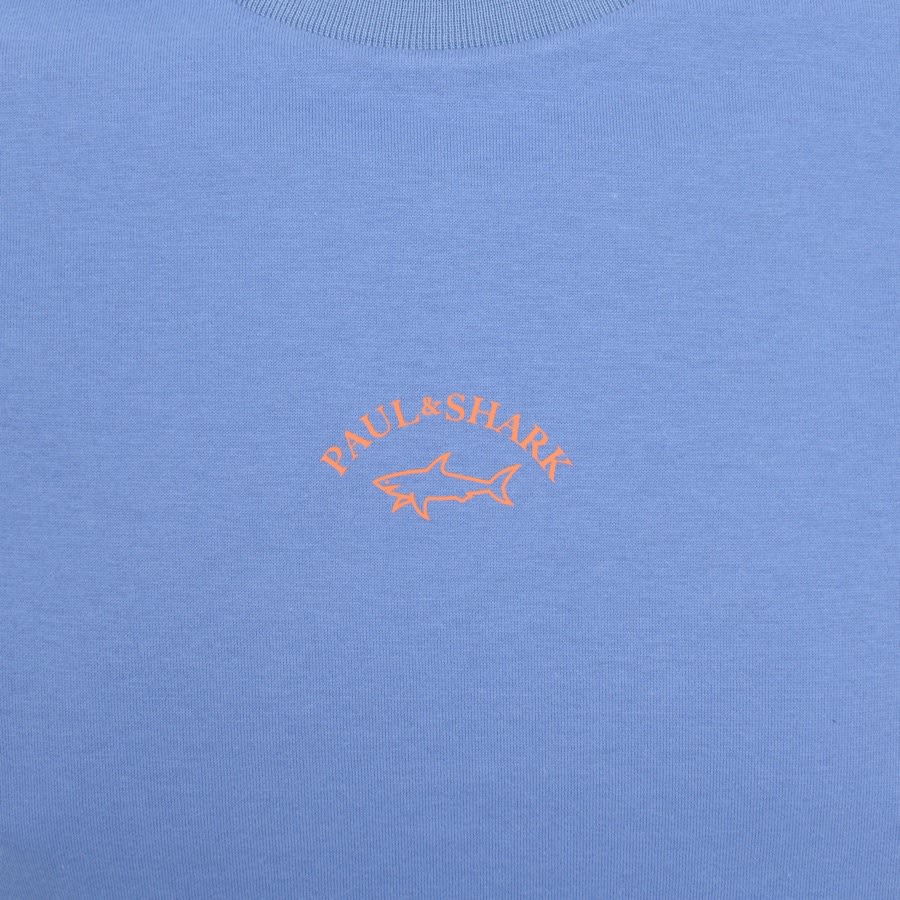 Image number 3 for Paul And Shark Logo T Shirt Blue