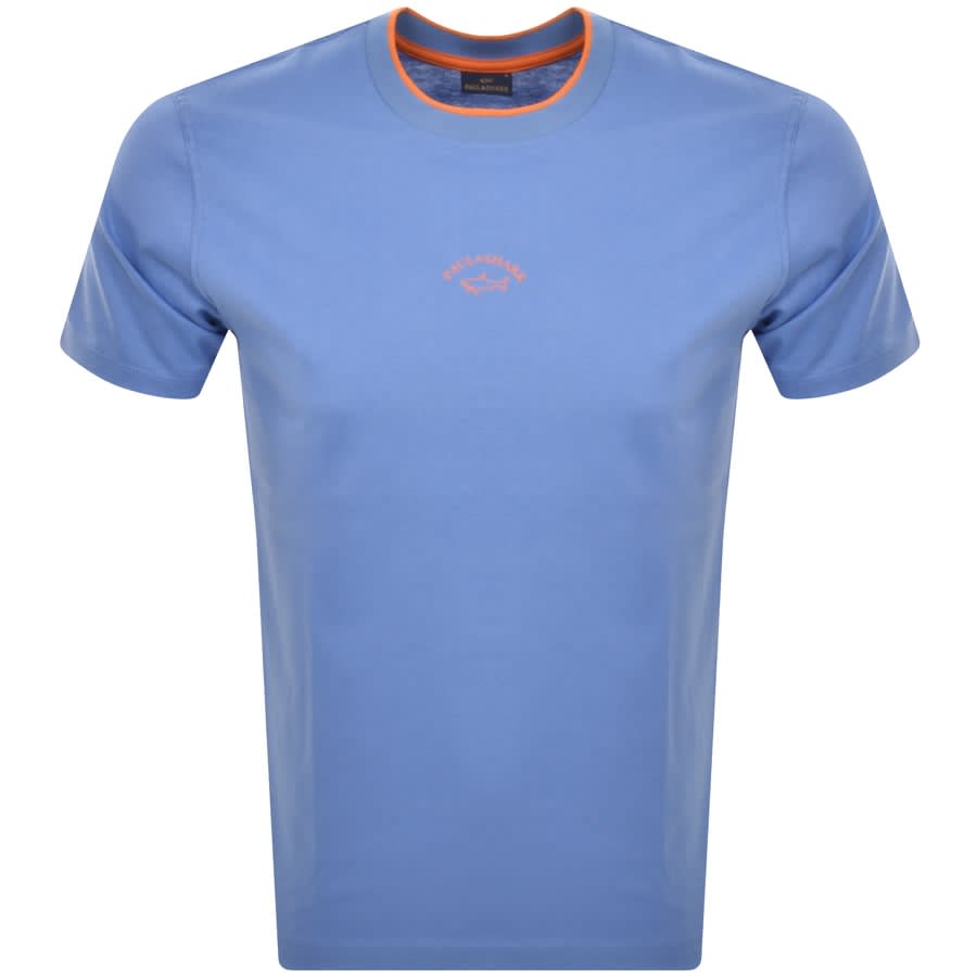 Image number 1 for Paul And Shark Logo T Shirt Blue