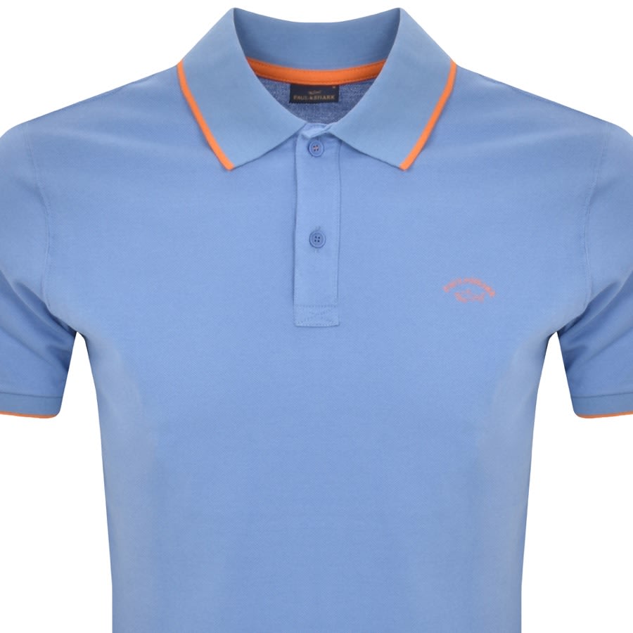 Image number 2 for Paul And Shark Polo T Shirt Blue