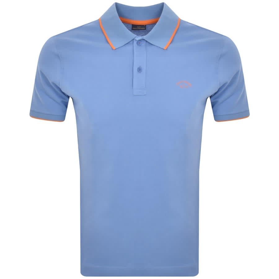 Image number 1 for Paul And Shark Polo T Shirt Blue