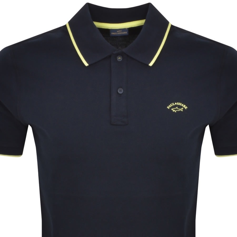 Image number 2 for Paul And Shark Polo T Shirt Navy