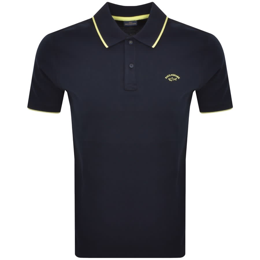 Image number 1 for Paul And Shark Polo T Shirt Navy