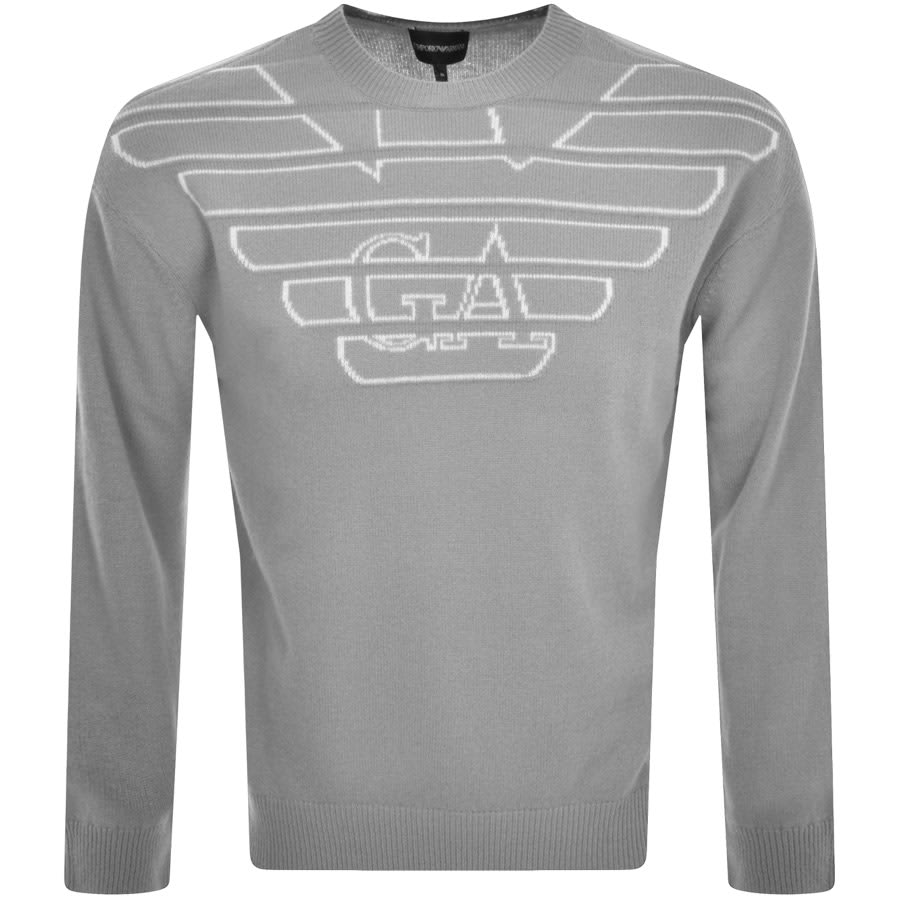 Armani jumper white best sale