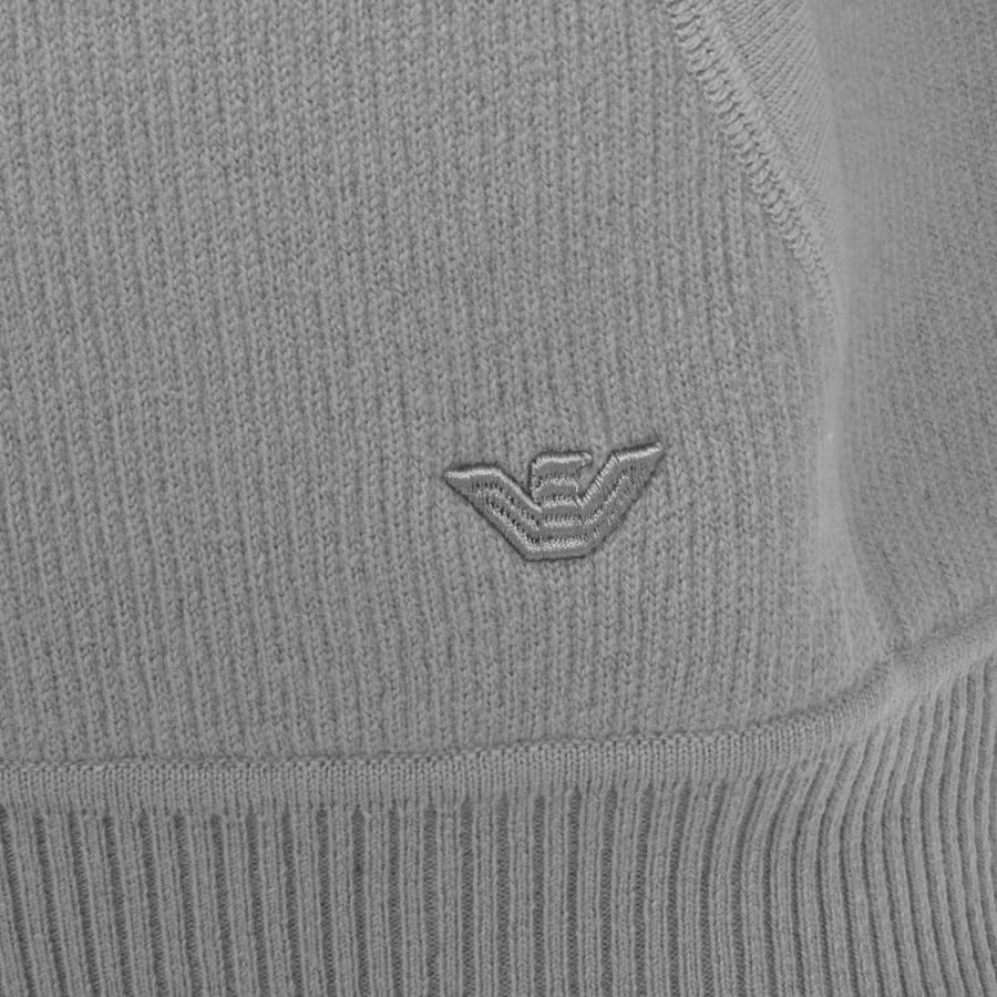Image number 3 for Emporio Armani Knit Jumper Grey