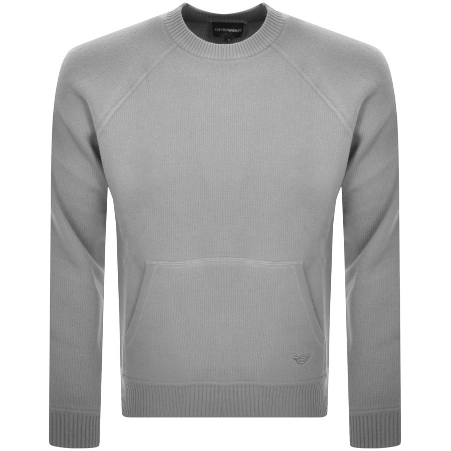 Image number 1 for Emporio Armani Knit Jumper Grey