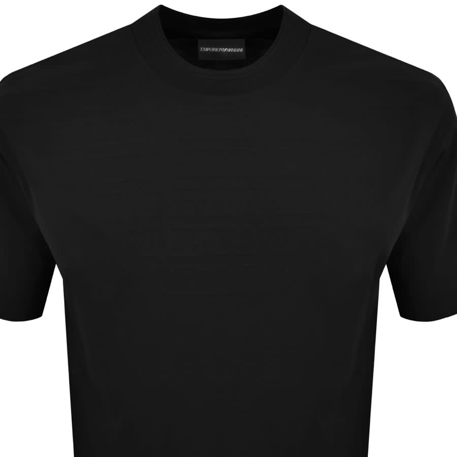 Image number 2 for Emporio Armani Crew Neck Logo T Shirt Black