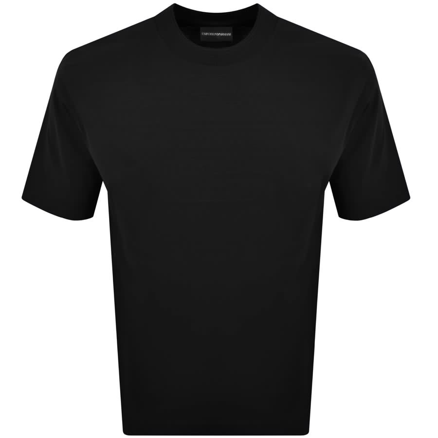 Image number 1 for Emporio Armani Crew Neck Logo T Shirt Black