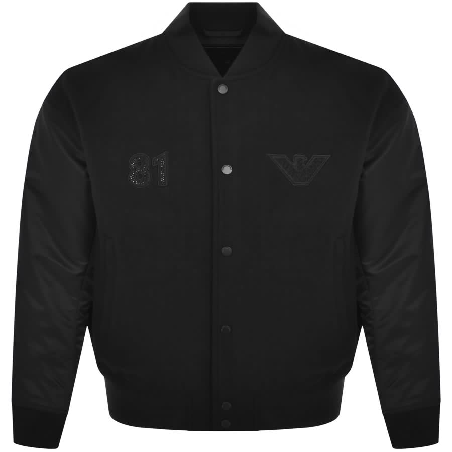 Image number 2 for Emporio Armani Bomber Jacket Black