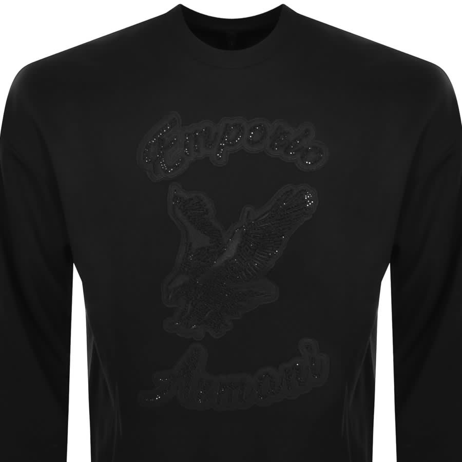 Image number 2 for Emporio Armani Logo Sweatshirt Black
