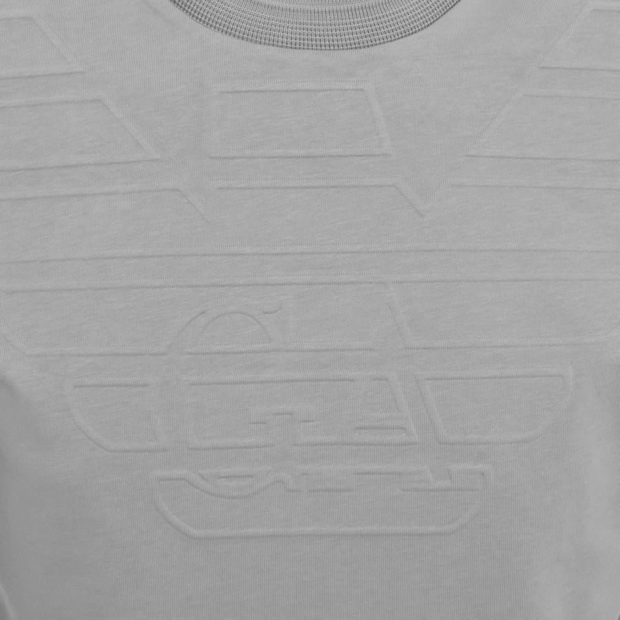 Image number 3 for Emporio Armani Crew Neck Logo T Shirt Grey