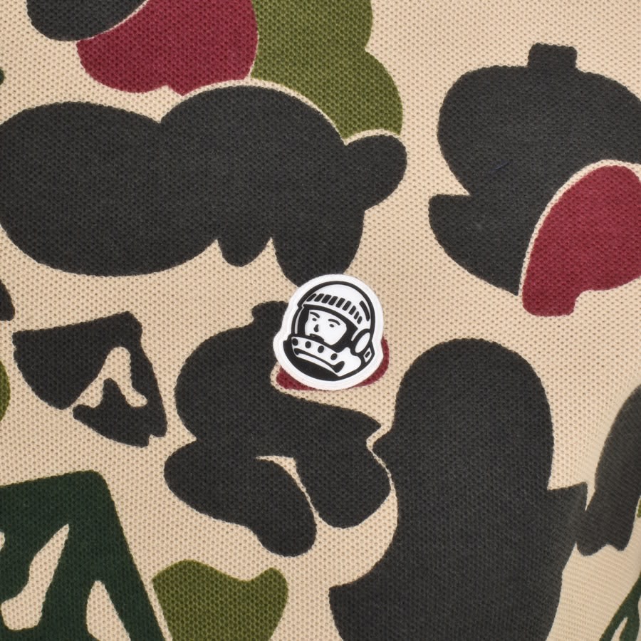 Image number 3 for Billionaire Boys Club Duck Camo Polo T Shirt Beige