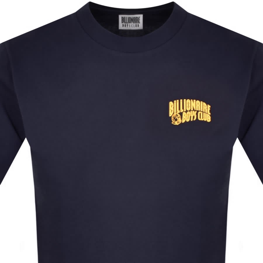 Image number 2 for Billionaire Boys Club Small Arch Logo T Shirt Navy