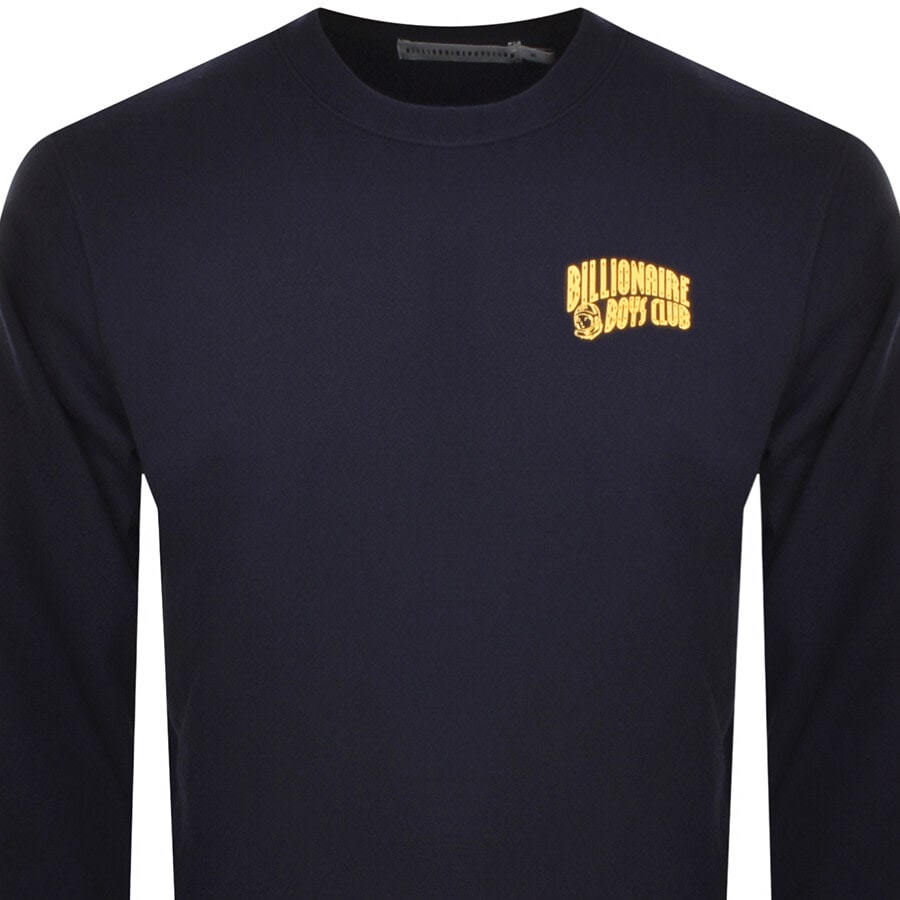 Image number 2 for Billionaire Boys Club Arch Logo Sweatshirt Navy