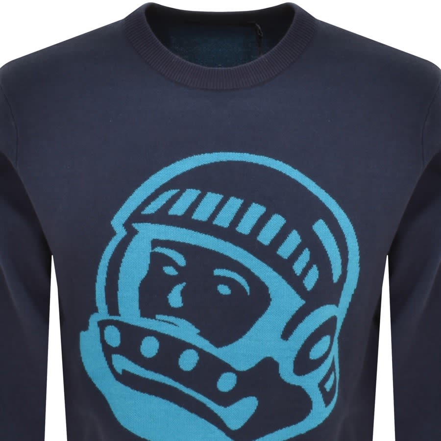 Image number 2 for Billionaire Boys Club Astro Knit Jumper Navy