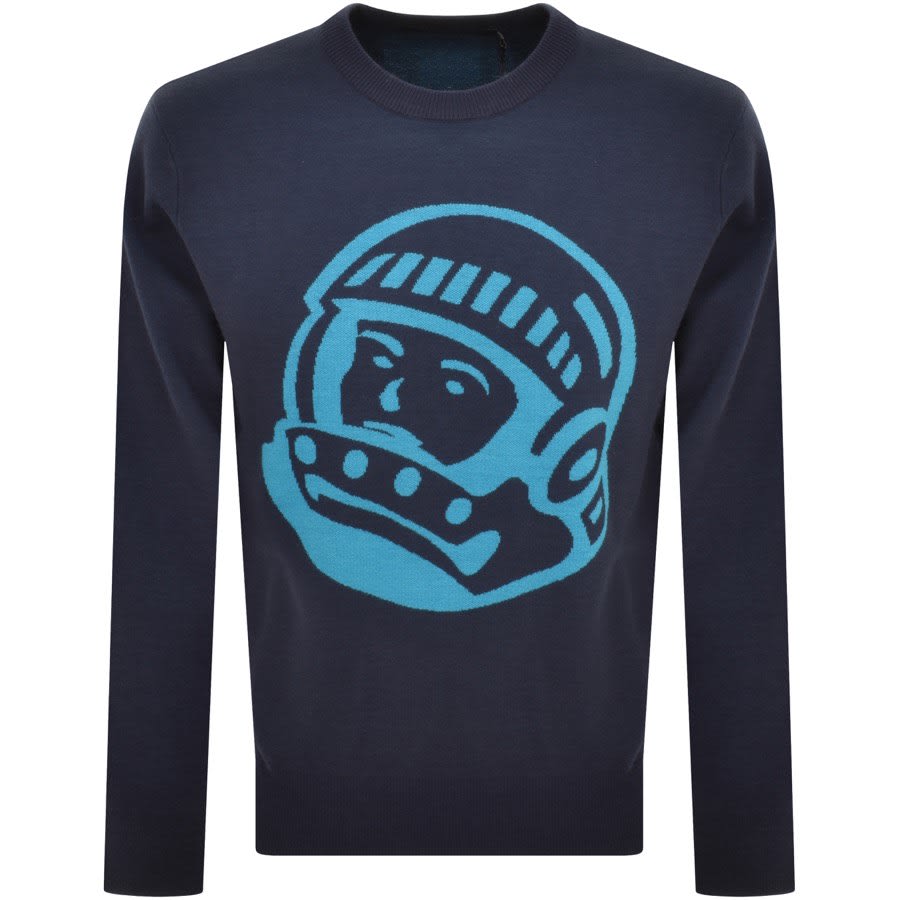 Image number 1 for Billionaire Boys Club Astro Knit Jumper Navy