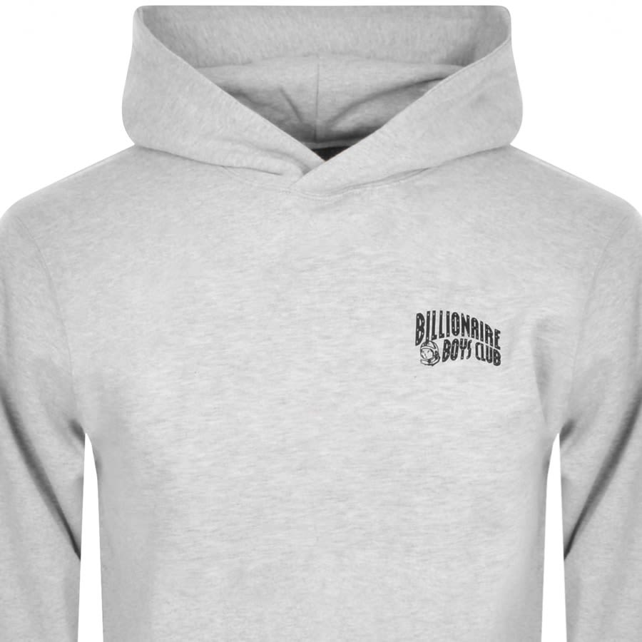 Image number 2 for Billionaire Boys Club Small Arch Logo Hoodie Grey