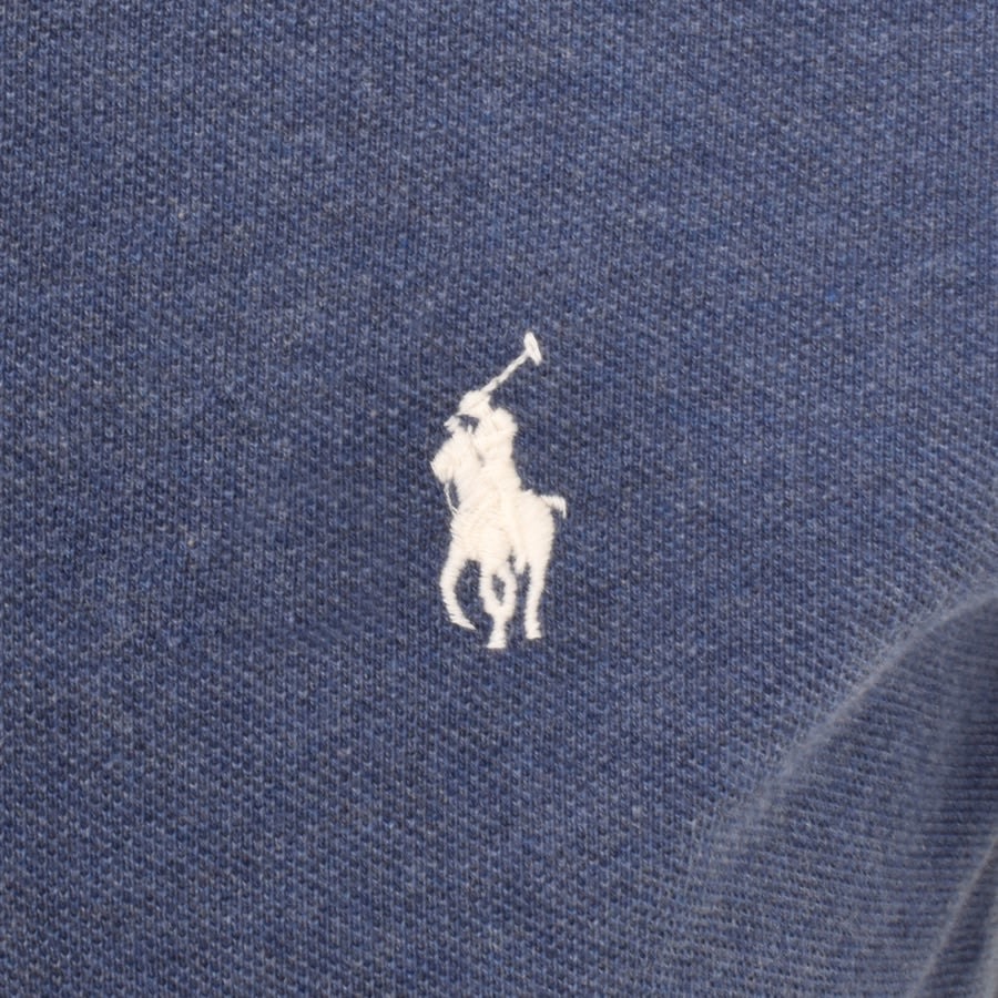 Image number 3 for Ralph Lauren Custom Slim Polo T Shirt Navy