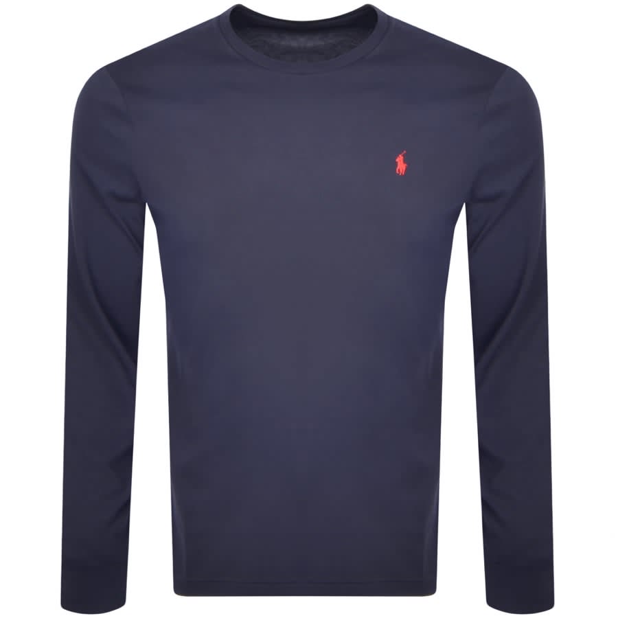 Image number 1 for Ralph Lauren Long Sleeved T Shirt Navy