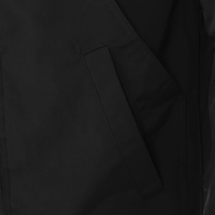 Image number 4 for Farah Vintage Telex Wadded Overshirt Black