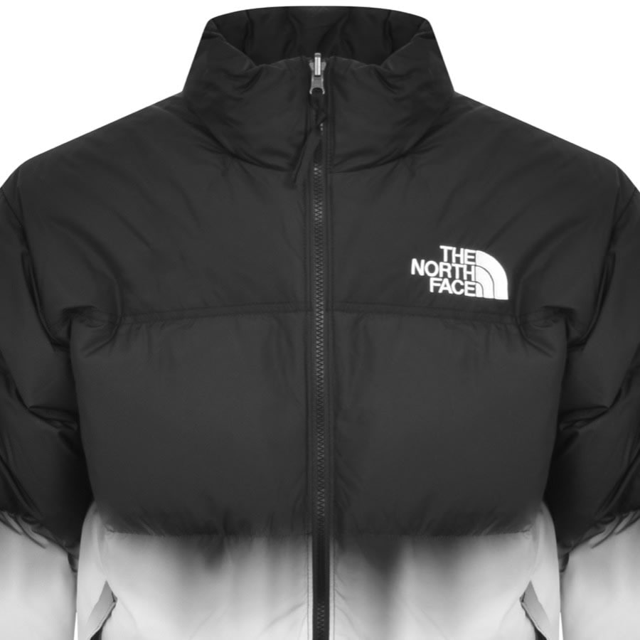 The North Face Nuptse Dip Dye Jacket Black Mainline Menswear